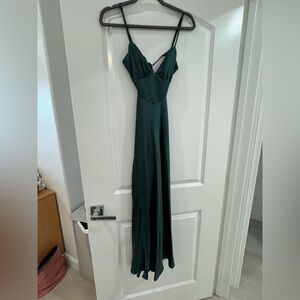 Elegant Green Maxi Dress